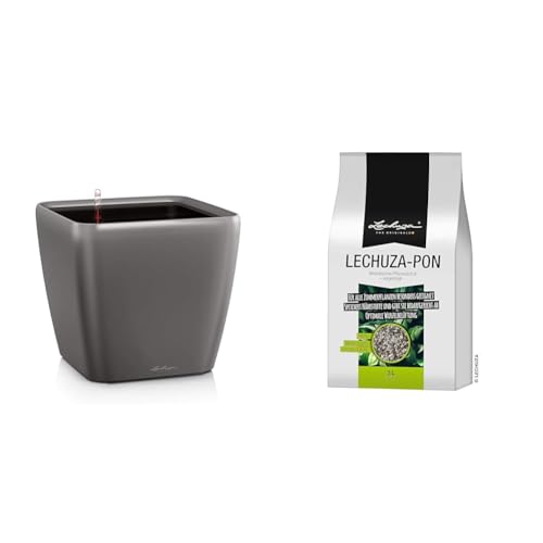 Lechuza QUADRO Premium LS 21 anthrazit metallic 16123 PON 3 Liter Substrat 19560 Lechuza QUADRO Premium LS 21 anthrazit metallic 16123 PON 3 Liter Substrat 19560 von Lechuza