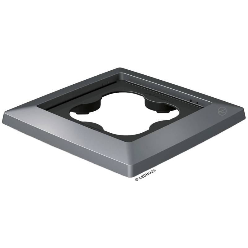 Lechuza Rolluntersetzer Cubico 30 Anthrazit Metallic 32 cm x 32 cm von Lechuza