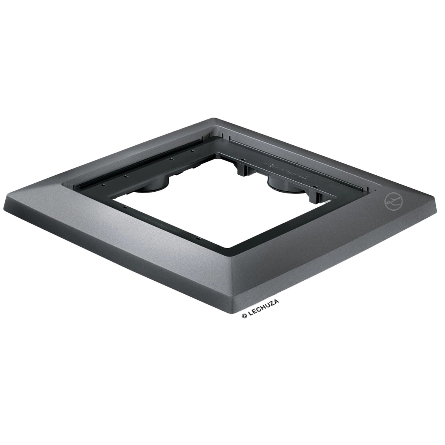 Lechuza Rolluntersetzer Cubico 40 Anthrazit Metallic 41 cm x 41 cm von Lechuza