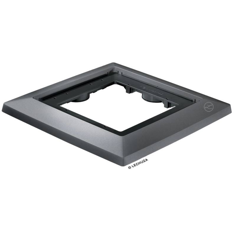 Lechuza Rolluntersetzer Cubico 40 Anthrazit Metallic 41 cm x 41 cm von Lechuza