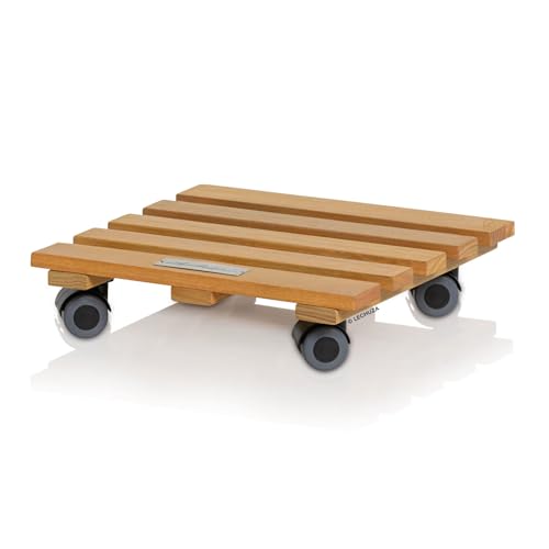 Lechuza Rolluntersetzer 'Natural Wood 28', ca. 28 x 28 cm von Lechuza