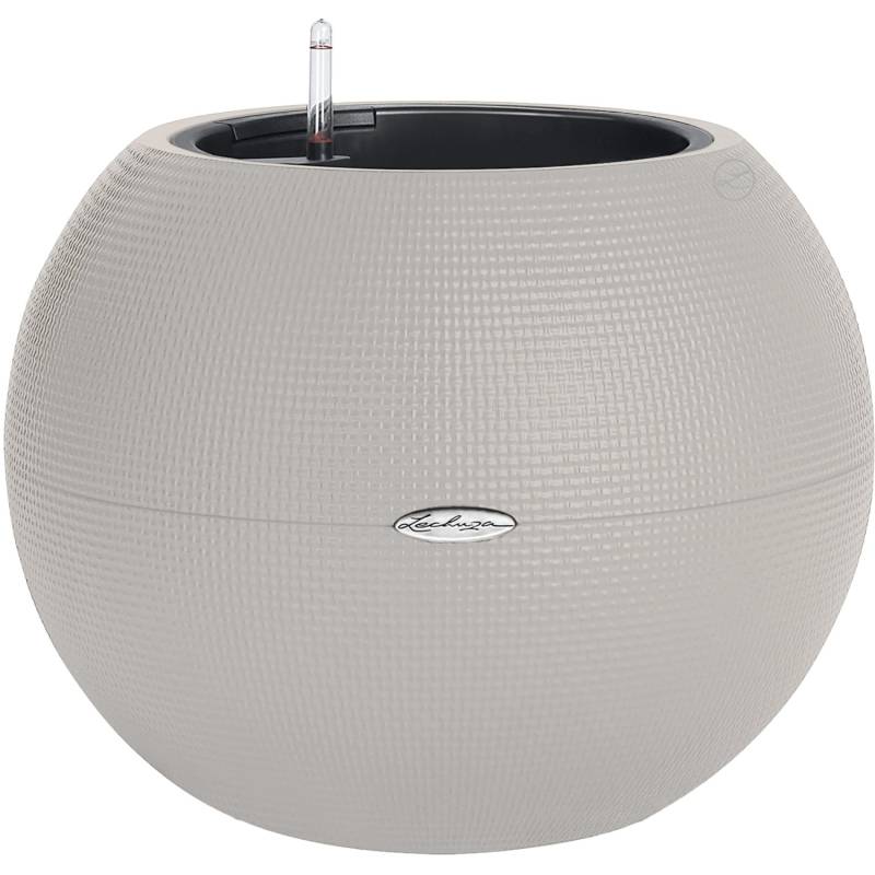Lechuza® Übertopf Puro Sandbraun Ø 50 cm integriertem Erdbewässerungssystem von Lechuza