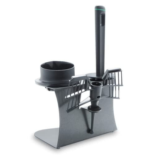 Zubehörhalter kompatibel mit dem Thermomix TM6 in Anthrazit-grau von Leckerhelfer