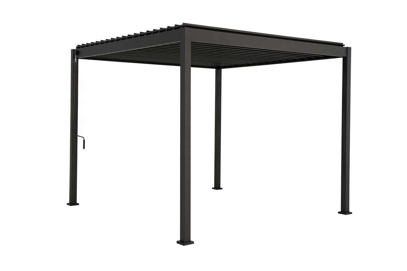 Leco Pavillon LECO-Lamellenpergola BASIC – stilvolle Pergola mit Lamellen, anthrazit, Gestell aus Aluminium und Stahl pulverbeschichtet Leco Pavillon LECO-Lamellenpergola BASIC – stilvolle Pergola mit Lamellen, anthrazit, Gestell aus Aluminium und Stahl pulverbeschichtet von Leco