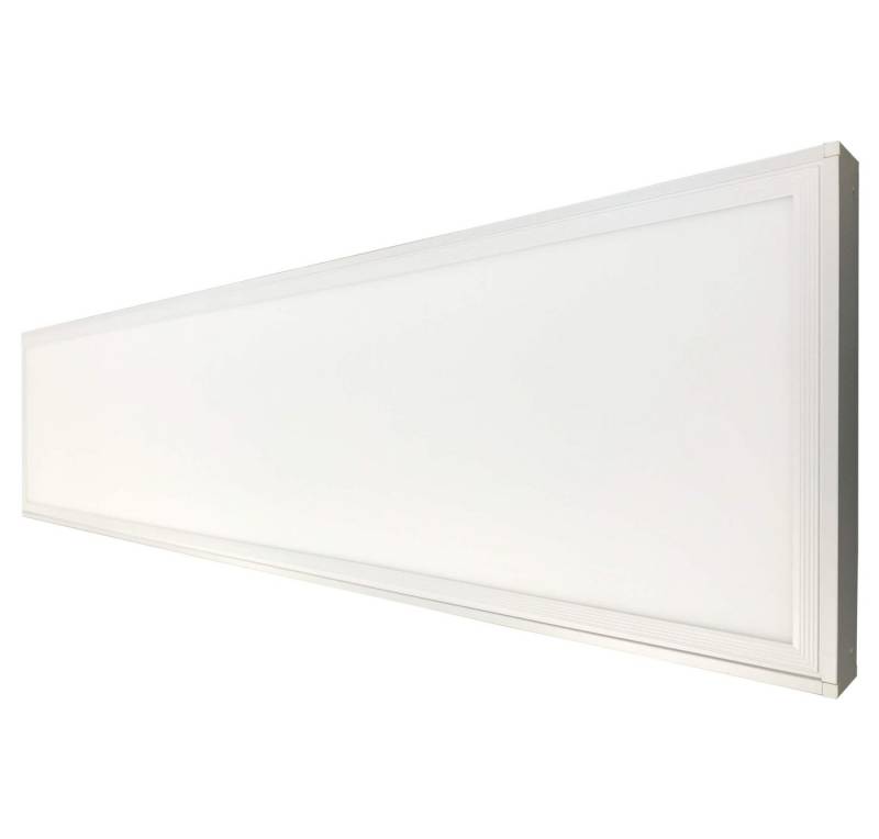Lecom LED Panel 120x30 LED Panel 40w Einbau oder Aufbau Panel, 4000 Lumen, Warmweiß 3000K, incl. Aufbaurahmen von Lecom