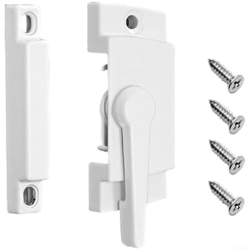 10 Stück Fensterflügelschlösser, Fensterflügelschlösser mit Schraube, Zinklegierung, Türbeschläge für Schieben einzelner Doppelfenster 10 Stück Fensterflügelschlösser, Fensterflügelschlösser mit Schraube, Zinklegierung, Türbeschläge für Schieben einzelner Doppelfenster von Lecreatekit