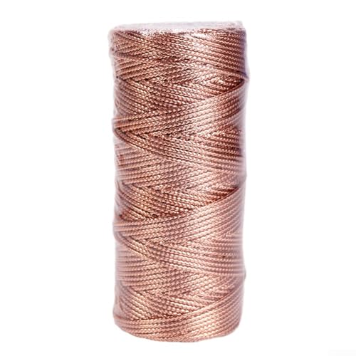 100 m 1 5 mm Gold Silber Schnur für Handwerk DIY Projekte und Verpackungen (Roségold) von Lecreatekit