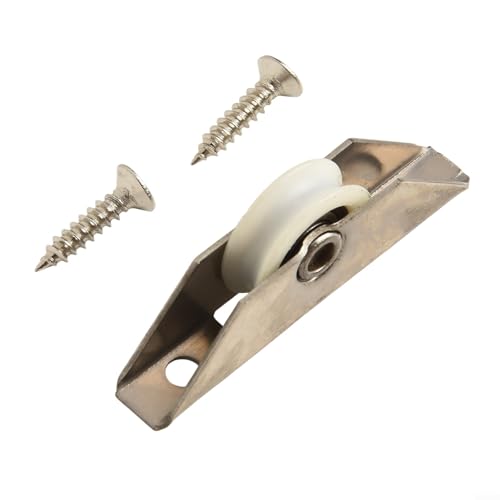 2 robuste Tür-Schieberräder mit Edelstahl- und Karbonstahl-Design für langfristige Nutzung (B) von Lecreatekit
