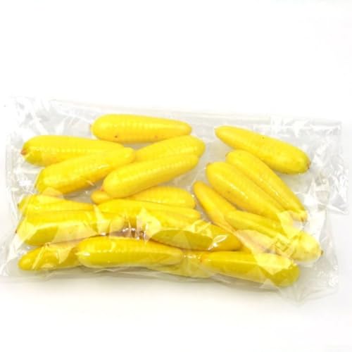 20 Stück dekoratives Kunstgemüse für Küche und Party, einschließlich roter Chili, Knoblauch, Kartoffelmodelle (Mais) von Lecreatekit