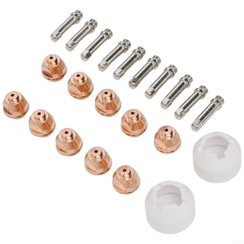 22 Stück Thermal Dynamics Plasma Taschenlampe Verbrauchsmaterial Kit für PCH51 3XR 4XI 5XR mit Referenzelektrodendüse 22 Stück Thermal Dynamics Plasma Taschenlampe Verbrauchsmaterial Kit für PCH51 3XR 4XI 5XR mit Referenzelektrodendüse von Lecreatekit