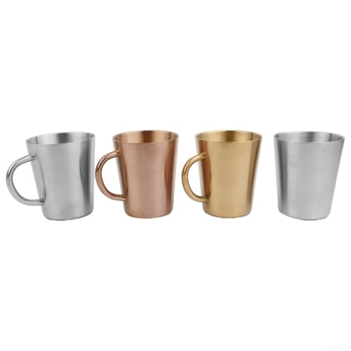 300 ml Edelstahl-Kaffeetasse mit Deckel, perfekt für alltägliche Getränke (B) von Lecreatekit