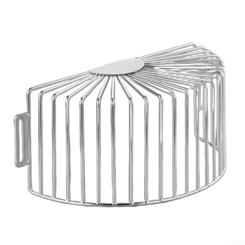 304 Edelstahl-Bodenablaufabdeckung, Ablaufabdeckung, Dachrinnenfiltersieb, Anti-Rat-Mechanismus für seitliche Ecken-Entwässerung (260 mm) von Lecreatekit