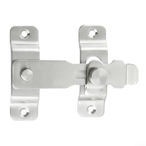 304 Edelstahl-Tür-Flip-Riegel, Tür-Flip-Riegel-Set, Sicherheitsschloss, Tor-Hardware für Scheunen-Schiebetüren, Installationsset 304 Edelstahl-Tür-Flip-Riegel, Tür-Flip-Riegel-Set, Sicherheitsschloss, Tor-Hardware für Scheunen-Schiebetüren, Installationsset von Lecreatekit