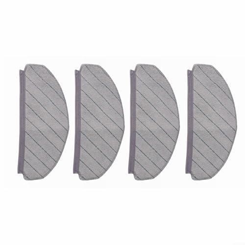 4 Stück Wischmopp-Pads, kompatibel mit X1/für Plus Roboter-Staubsauger, einfach zu entfernen und zu ersetzen für eine optimale Reinigung pro Formance 4 Stück Wischmopp-Pads, kompatibel mit X1/für Plus Roboter-Staubsauger, einfach zu entfernen und zu ersetzen für eine optimale Reinigung pro Formance von Lecreatekit