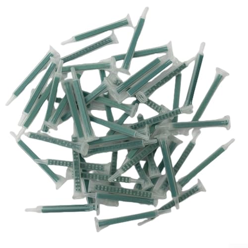 50 Stück 2K Mischdüsen AB Kleber Applikator Spitzen 83 mm Länge 5,3 mm Innendurchmesser für Epoxidharz Klebstoff-Dosierwerkzeuge 50 Stück 2K Mischdüsen AB Kleber Applikator Spitzen 83 mm Länge 5,3 mm Innendurchmesser für Epoxidharz Klebstoff-Dosierwerkzeuge von Lecreatekit