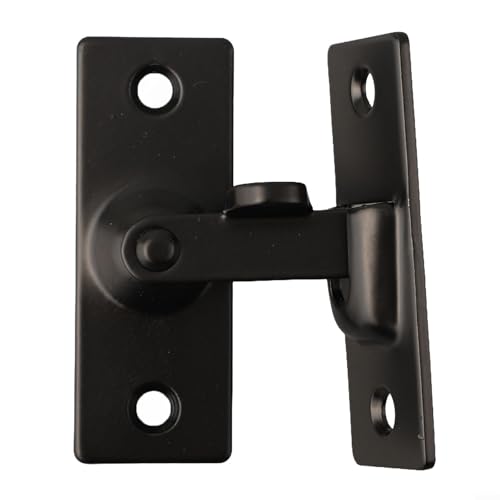 90 Grad rechtwinklige Türschnallen-Schlossschrauben, hergestellt aus langlebigem 304 Edelstahl (schwarz L) von Lecreatekit