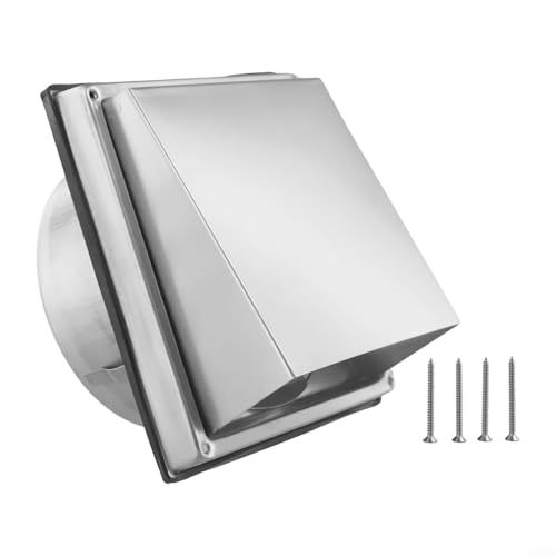 Abluftventilator-Abdeckung mit verbessertem Lamellengitter für optimale Luftzirkulation und (150 mm) von Lecreatekit