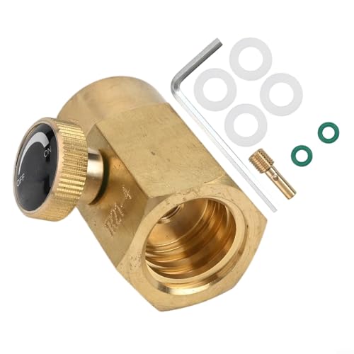 Adapterstecker Ersatz für Soda-Maschine CGA320 auf TR21 4 mit Kupferkonstruktion und 6 O-Ringen für auslaufsichere Zylinderverbindung Adapterstecker Ersatz für Soda-Maschine CGA320 auf TR21 4 mit Kupferkonstruktion und 6 O-Ringen für auslaufsichere Zylinderverbindung von Lecreatekit