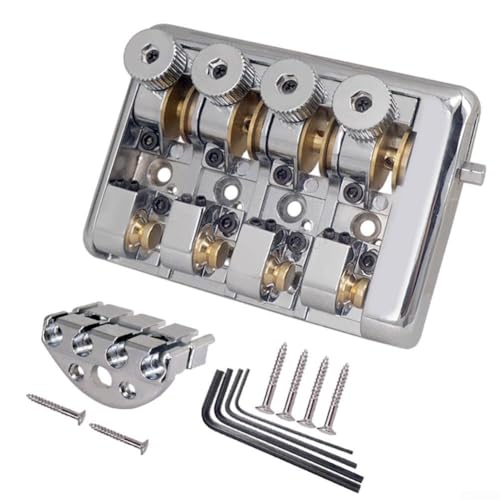 Advanced Design Travel Bass Guitar Accessory Engineered to Optimize Sound and Stability (Silver) von Lecreatekit