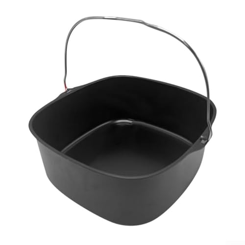 Air Fryer Baking Baskets, Air Fryer Accessories Set Square Cake Baskets Tray Roasting Pan Sheet Cooking Tool For Kitchen Home (20.3 cm) von Lecreatekit