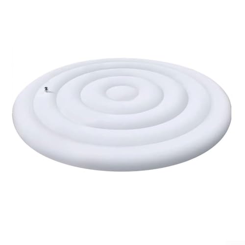 Aufblasbare Poolabdeckung, PVC-Material aufblasbare runde Wannen-Schutzabdeckung Deckelinstallation für isolierte thermische Badewanne von Lecreatekit