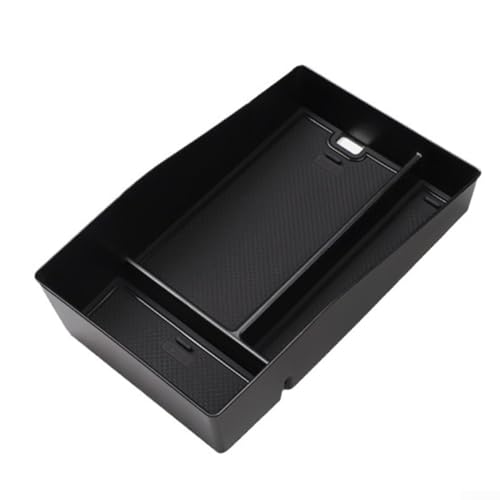 Lecreatekit Auto Armlehne Aufbewahrungsbox für Honda Civic HR-V ZR-V 2022-2024 Mittelkonsole Organizer ABS Schwarz Auto Armlehne Aufbewahrungsbox Container von Lecreatekit
