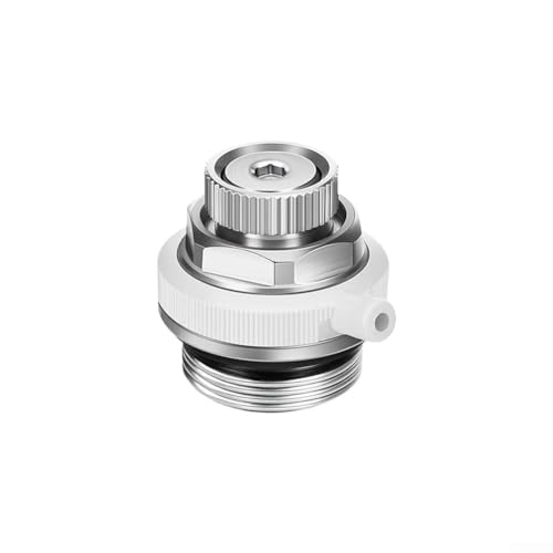 Automatisches Heizkörper-Auspuffventil, Heizkörper-Auspuffventil, Messingheizung, Lüftungsschlitzdichtung, Gewinde, schnelle Entlüftung, temperaturbeständig (1 Stück) von Lecreatekit