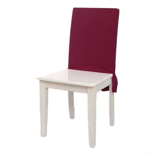Bequeme Stuhllehne für Essbereiche, perfekte Passform mit modernen Designaufwertungen (Burgund) von Lecreatekit