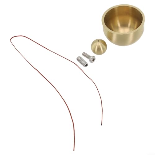 Bezauberndes Metall-Windspiel-Set, Gartendekoration, die Charakter und Ruhe verleiht (32 mm) von Lecreatekit