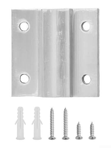 Bilder-Z-Klemmen, Aluminium-Rahmen-Hängestütze, Z-Klemmen, Halterung mit Schrauben-Set zum Aufhängen von Spiegeln, Bilderrahmen (1 Stück) von Lecreatekit