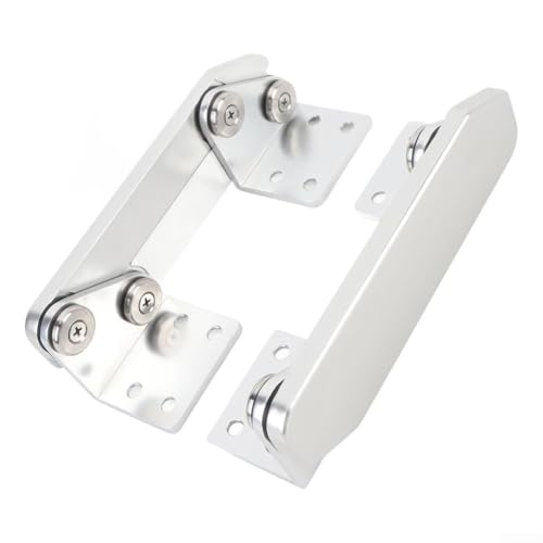 Bootssitzscharnier, faltbares Bootssitz-Montagescharnier CNC-Aluminiumlegierung Klappmechanismus Installation für Yacht Marine Zubehör von Lecreatekit