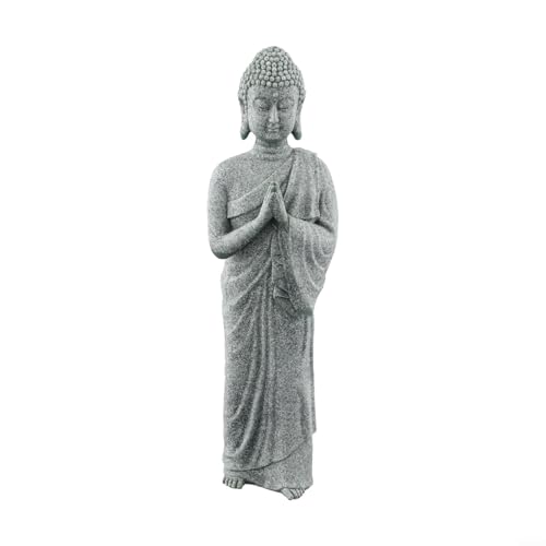 Buddha-Ornament für den Außenbereich, stabile Zen-Dekoration für drinnen und draußen (A) von Lecreatekit