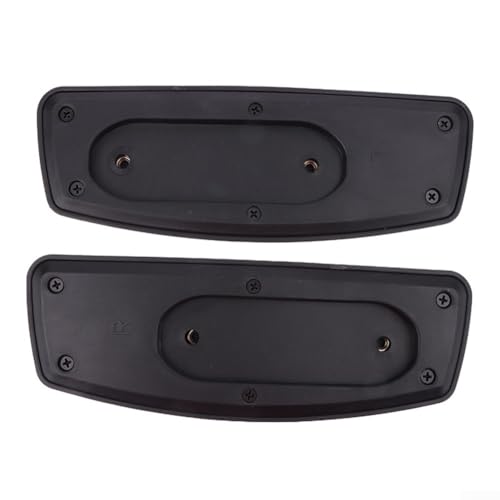 Bürostuhl-Armlehnen-Ersatz-Pads, PP-Material Stuhl-Armlehnen-Pads Ersatz für Büro-Gaming-Computerstühle schwarz (feste Seiten) von Lecreatekit
