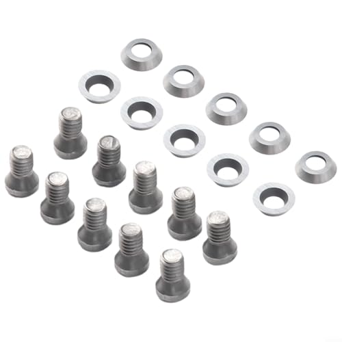 Ci5 8 9 mm runde Einsätze zum Drehen von Holz, 10 Stück Hartmetallschneider für DIY-Projekte von Lecreatekit