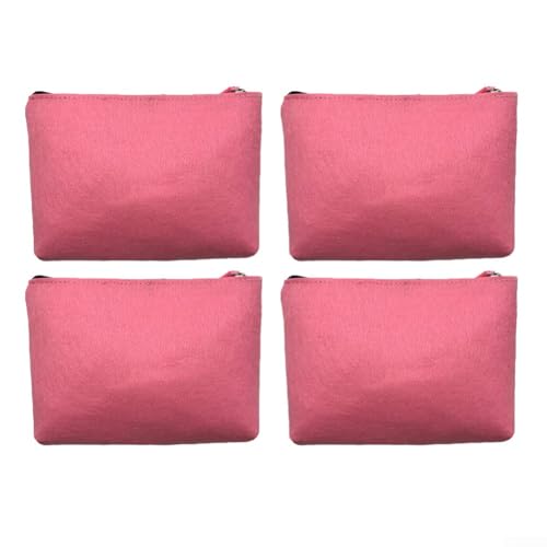 Digitale Aufbewahrungstasche, Filz-Organizer, Aufbewahrungstasche, leicht, Reiseelektronik für Laptops, Ladegeräte, Kabel (Rosa) von Lecreatekit