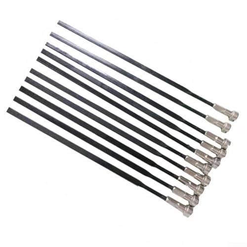 Diversy Compatible 5 Pack of Steel Bike Spokes Perfect Fit for Different Bicycles (263mm) von Lecreatekit