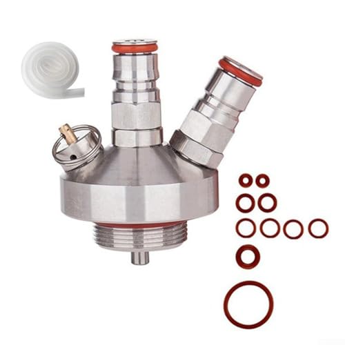 Double Ball Lock Mini Keg Dispenser, Stainless Steel Double Tool Ball Lock Mini Beer Keg Dispenser Brewing For Home Brewing Double Ball Lock Mini Keg Dispenser, Stainless Steel Double Tool Ball Lock Mini Beer Keg Dispenser Brewing For Home Brewing von Lecreatekit