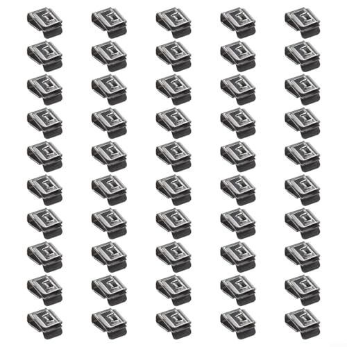 Edelstahl-Clip-Set mit 50 Stück, unverzichtbares Werkzeug für die Verwaltung Ihrer PV-Modulverdrahtung von Lecreatekit