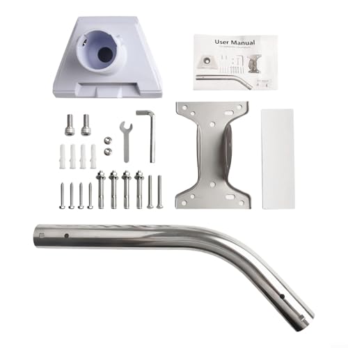 Edelstahl-Dachhalterungs-Set für Starlink für Gen 3, stabile Installation mit gebogenem Rohr Edelstahl-Dachhalterungs-Set für Starlink für Gen 3, stabile Installation mit gebogenem Rohr von Lecreatekit