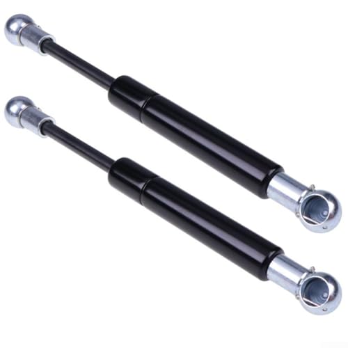 Edelstahl-Gasdruckfedern, Edelstahl-Nylon-Konstruktion, Gasdruckfedern, Schrauben, Setup-Hebeunterstützung für Küchenschränke, Werkzeugkästen (schwarz) von Lecreatekit