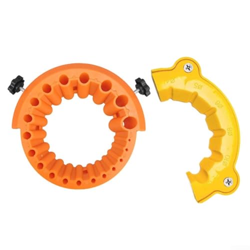 Effizienter Bohrerspitzer, Bohrerspitzer, Winkelschleifer, kompatibel mit Schärfleistung für Metall, Holz (Set 1) von Lecreatekit