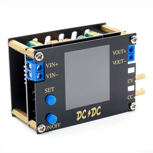 Einstellbares Boost DC Power Modul, Power Module DC DC Boost Converter 35W Adjustable 0 5 30V Output Voltage 3A Current Reverse Polarity Protection Timer Power Control (35W Without fan) von Lecreatekit