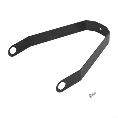 Elektroroller Spritzschutz hinten, Metallstützrahmenhalterung hinten Spritzschutz Aluminiumlegierung für MAX G30 Elektroroller (Schwarz) von Lecreatekit