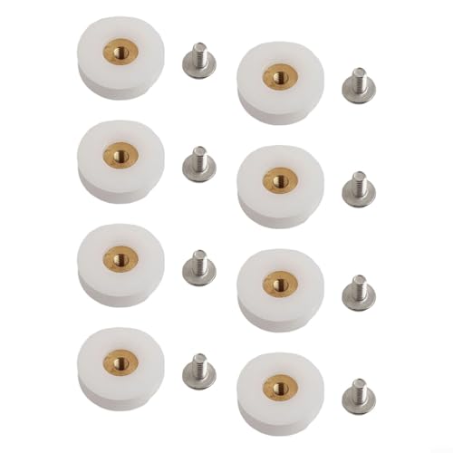 Ersatzrollen für Duschkabinentür, 8 Rollen aus Nylon für optimale Nutzbarkeit Ersatzrollen für Duschkabinentür, 8 Rollen aus Nylon für optimale Nutzbarkeit von Lecreatekit