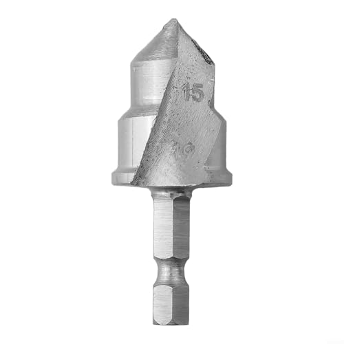 Erweitern und reparieren Sie Wasserrohre effizient mit diesem spiralförmigen PPR-Sechskantschaft-Stufenbohrer in verschiedenen Größen (15–19 mm) von Lecreatekit
