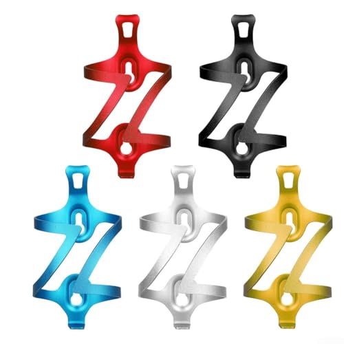 Fahrrad-Wasserflaschenhalter aus Aluminiumlegierung, Metalllegierung, Getränkehalter, Rennrad, Mountainbike, Getränkehalterung (goldfarben) von Lecreatekit