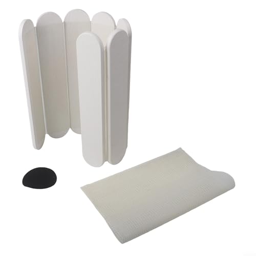 Faltbare Abtropfmatte aus Stein für die Küche, schnell saugfähig, mit rutschfestem PVC, um Geschirr trocken zu halten und Theken sicher zu halten (30 x 40 cm) von Lecreatekit