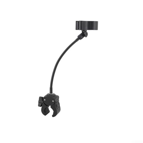 Flexibler Mikrofonständer, verstellbarer Mikrofonständer, Schreibtisch-Klemmhalterung, Adapter für Mikrofone für Heim-Sprachaufnahmen (B) von Lecreatekit