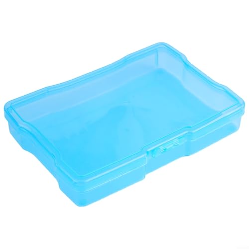 Foto-Organizing-Box für 10 x 15 cm Fotos, Mehrzweck-Aufbewahrung für Bastelarbeiten und Alltagsgegenstände mit Schnallen-Design (blau) von Lecreatekit