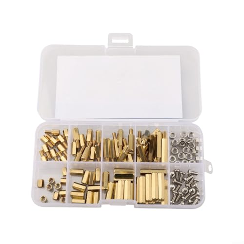 Funktionales M3-Messing-Sechskant-Säulen-Abstandhalter-Set enthält 120 verschiedene Komponenten Funktionales M3-Messing-Sechskant-Säulen-Abstandhalter-Set enthält 120 verschiedene Komponenten von Lecreatekit